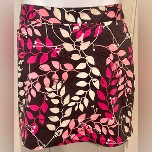 Lady Hagen Breast Cancer Awareness Pink & White Patterned Skort